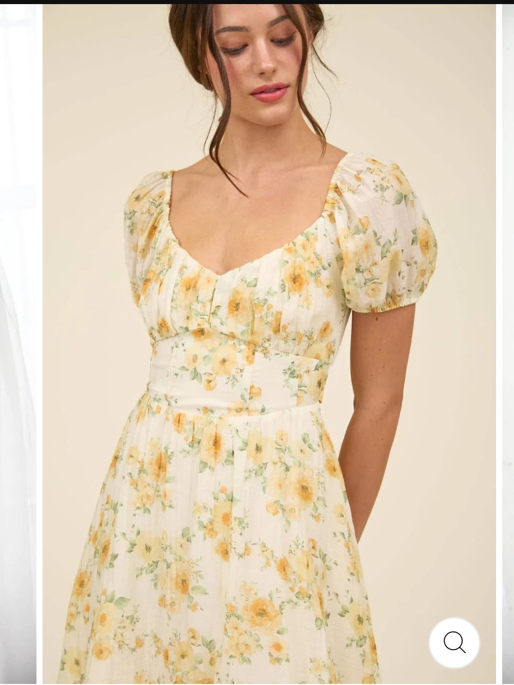 ALTAR’D STATE mini dress 🌼 cut out back detail with tie